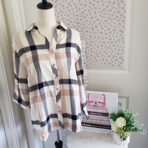 Perfect Fall Plaid Flannel Shirt